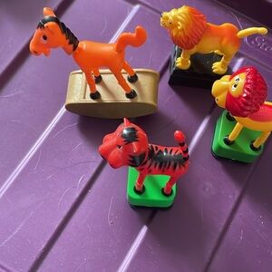 Vintage Pokey and Lions Push Puppets Lot